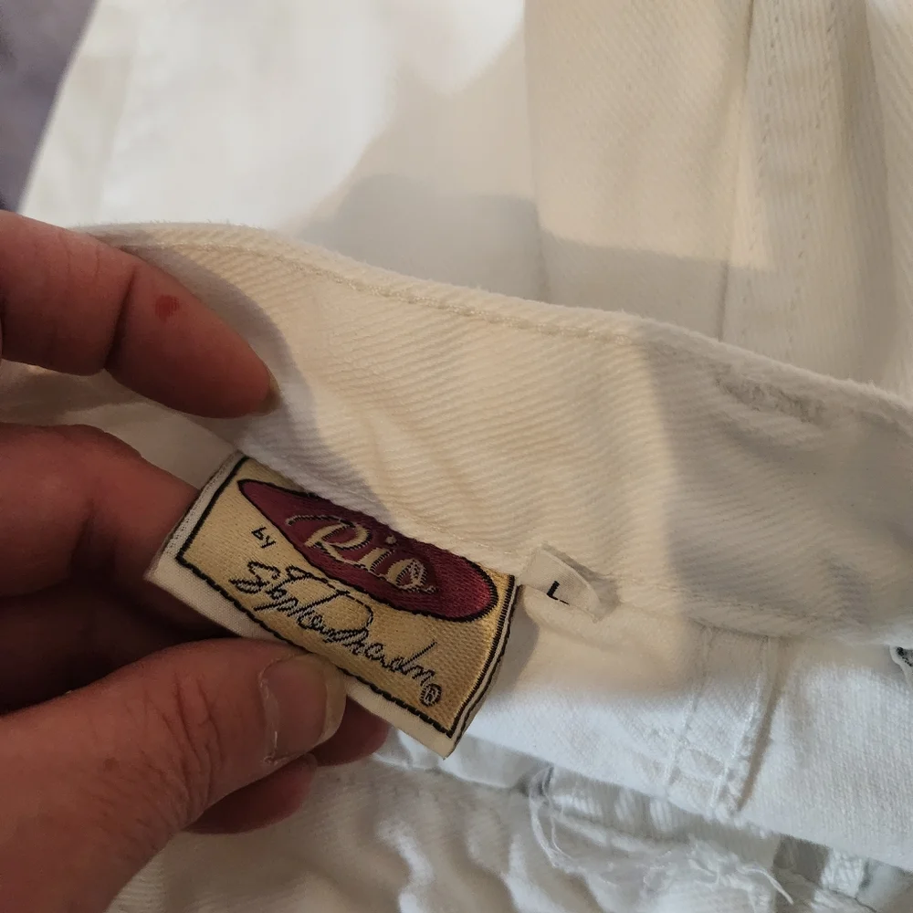 Vintage Rio by Stephen Mardon White Denim Mom Jeans Size 7‎